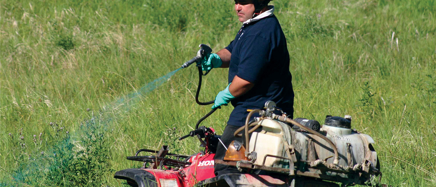 Blue Spray Indicator